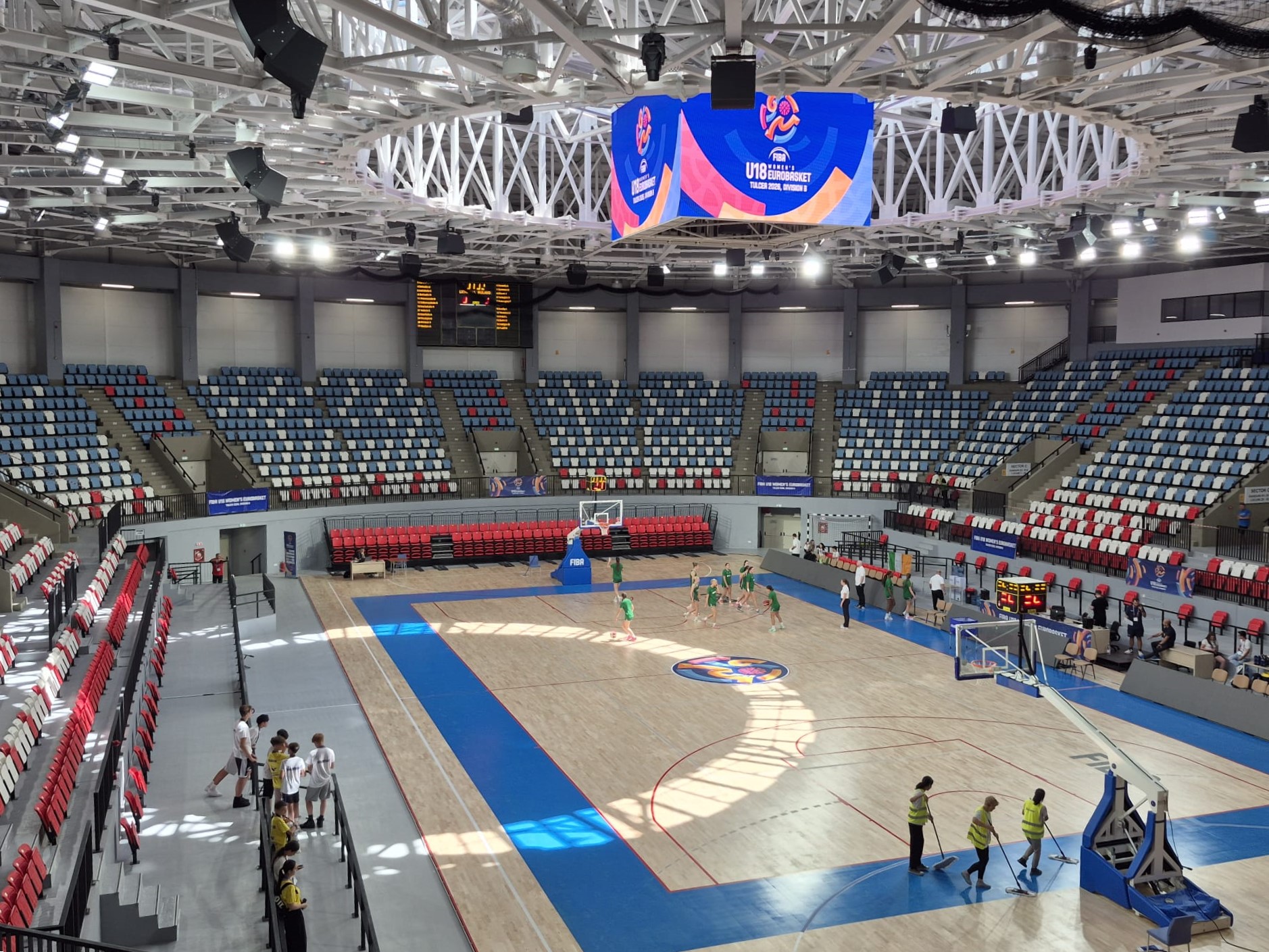 România are o nouă sală polivalentă. Bijuteria de la malul Dunării inaugurată cu meci în campionatul european de baschet