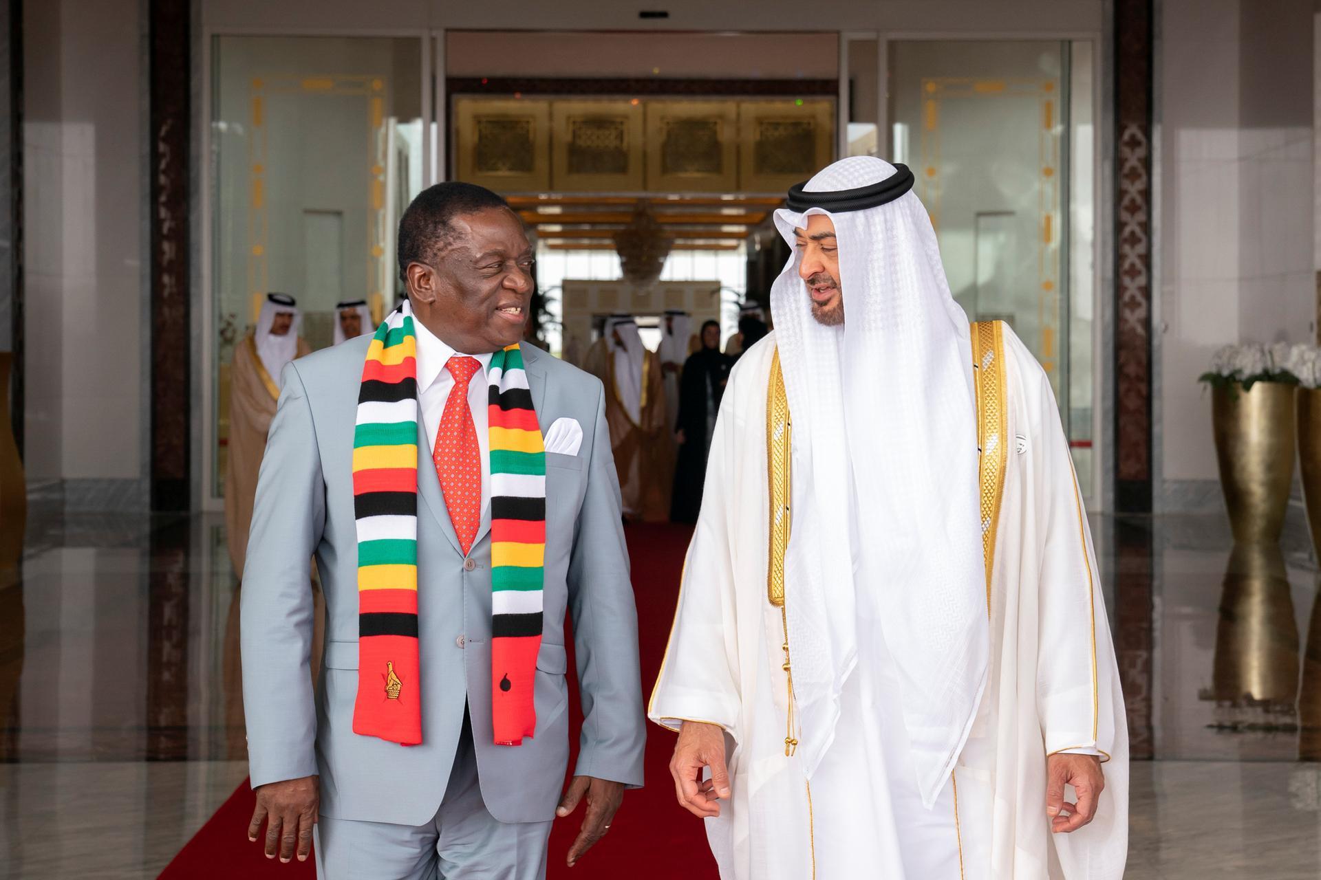 Zimbabwe's relationship with the UAE seems to be growing