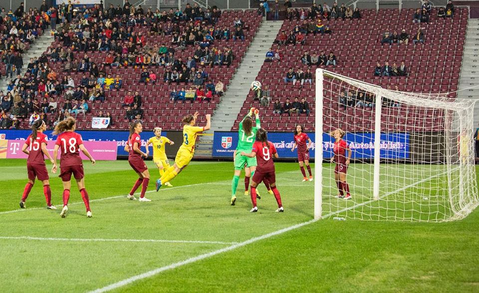 Fotbal feminin. România - Portugalia 1-1. Fetele au ratat calificarea la Campionatul European. În tur, 0-0 / LIVEBLOG&VIDEO