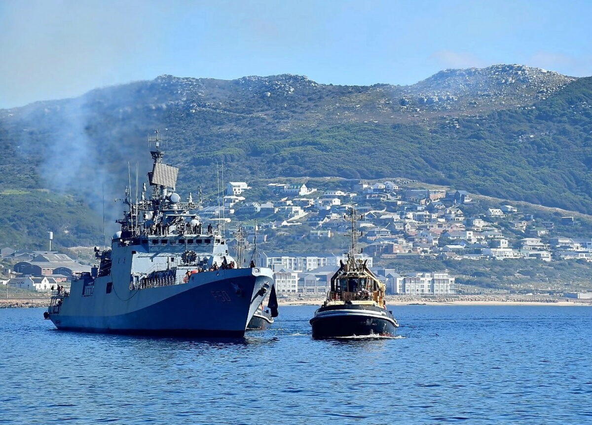 South Africa brings Gripen fighter and submarine into naval drills with India’s missile frigate and Brazilian warship