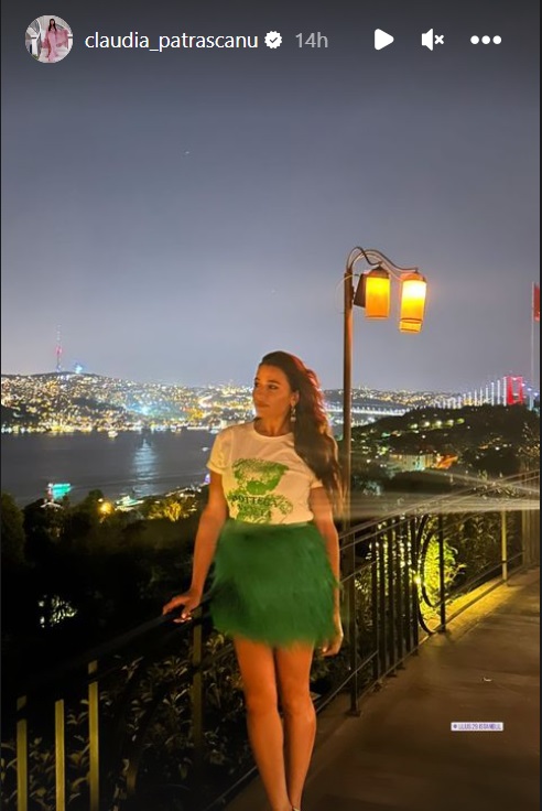 Claudia Pătrășcanu, vacanță la Istanbul, fără copiii ei: „Fac ce vreau eu”. Cum s-a pozat la prima oră a dimineții, în camera de hotel