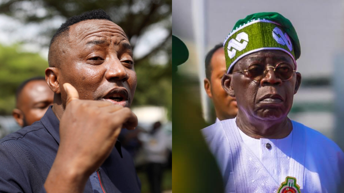 Omoyele Sowore and President Bola Tinubu. [Facebook]
