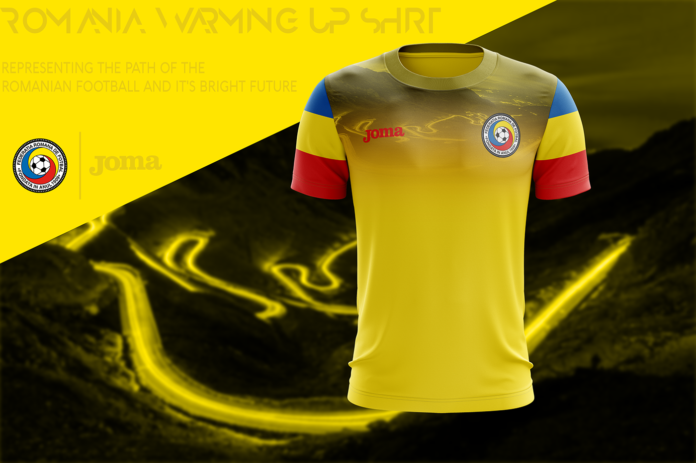 Un designer din Vaslui a propus Federației Române de Fotbal noi modele de echipament pentru echipa națională | GALERIE FOTO