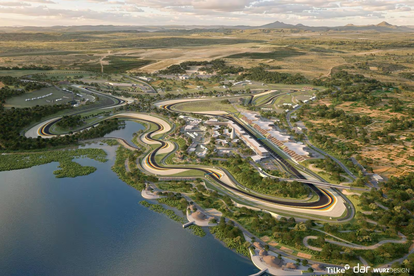 A vision of how the circuit in Rwanda might look @Formula 1