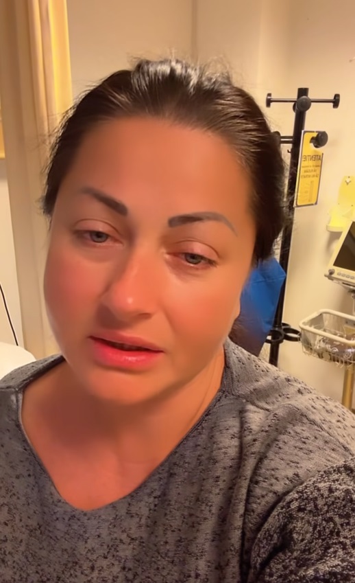 Gabriela Cristea, la spital chiar în ziua în care trebuia să revină la TV. A apărut cu perfuzia în mână: „Va trebui să stau în concediu medical”