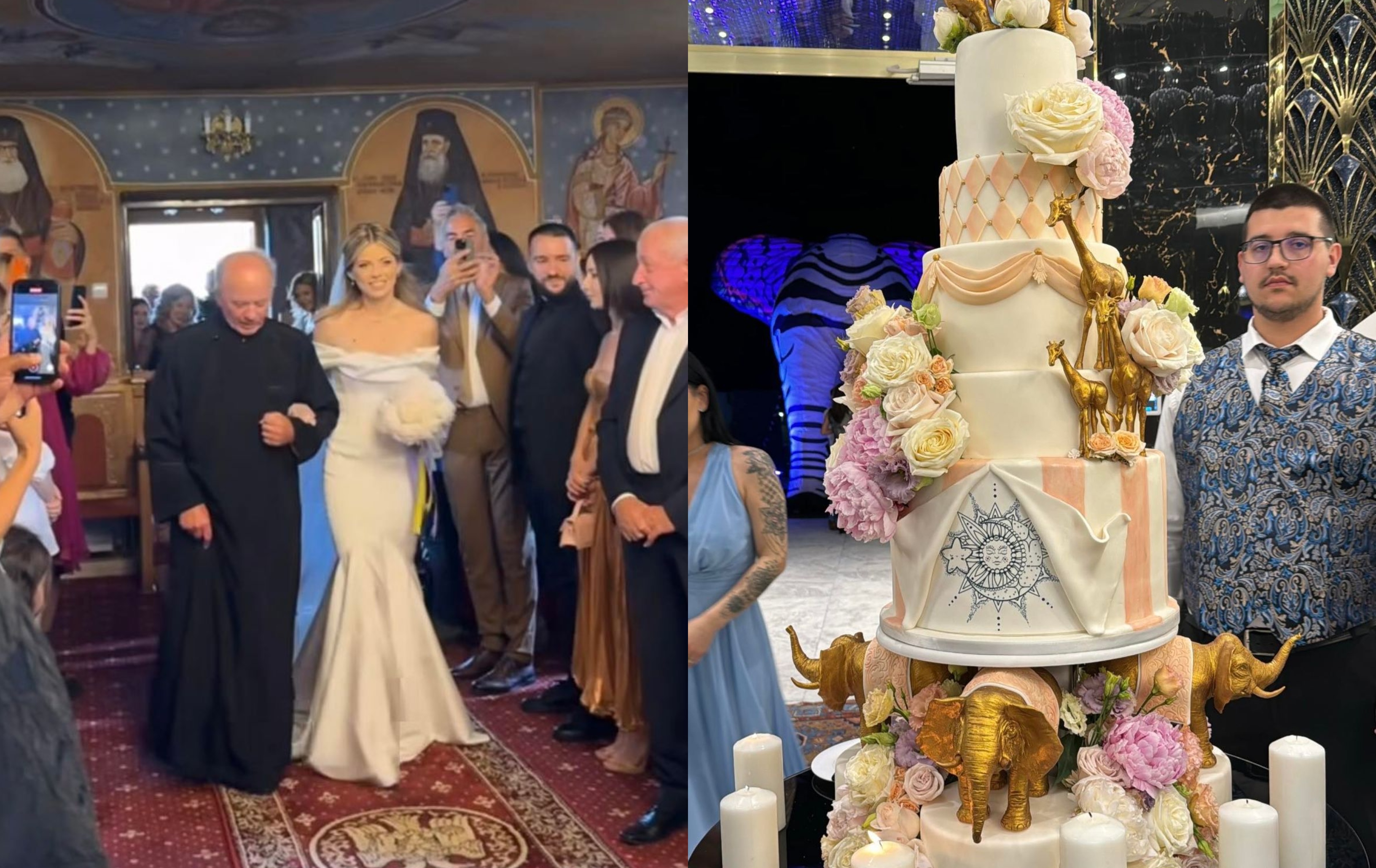 Cât costă rochia purtată de Andreea Esca la nunta Roxanei Hulpe. Ținuta nu a fost pe placul tuturor fanilor: „Nu arată bine deloc”