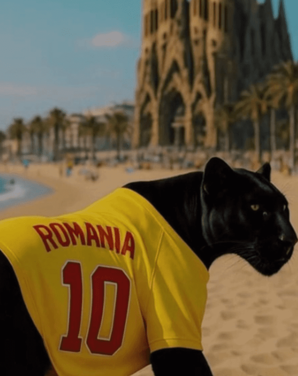 Pantera, noua vedetă virală a României. Firmele se întrec în reclame haioase I VIDEO