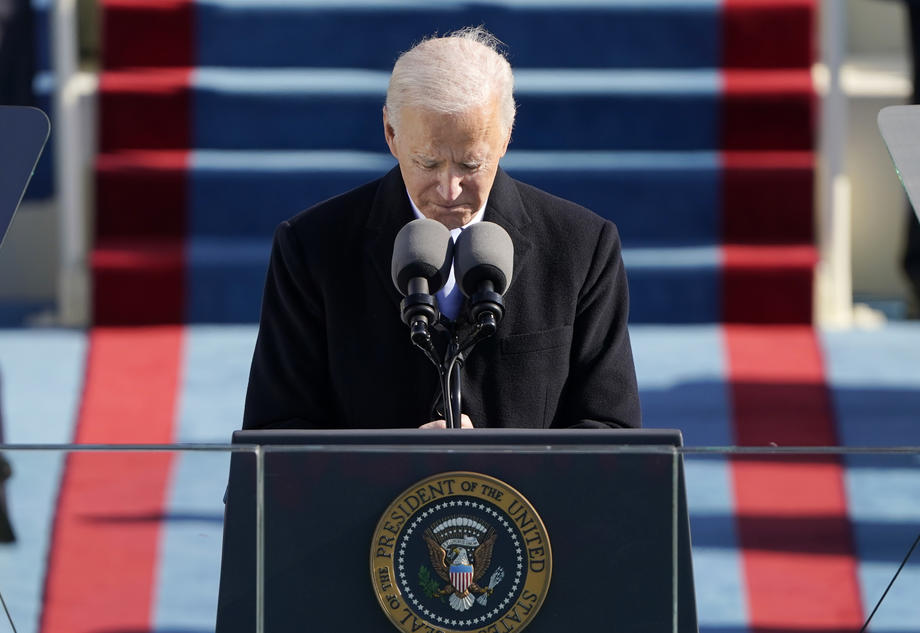 Ziua inaugurării lui Joe Biden la Casa Albă, în imagini