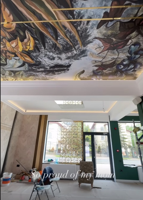 Imagini cu hotelul pe care l-a construit soția lui Adrian Minune. La parter va fi un restaurant cu specific mediteraneean