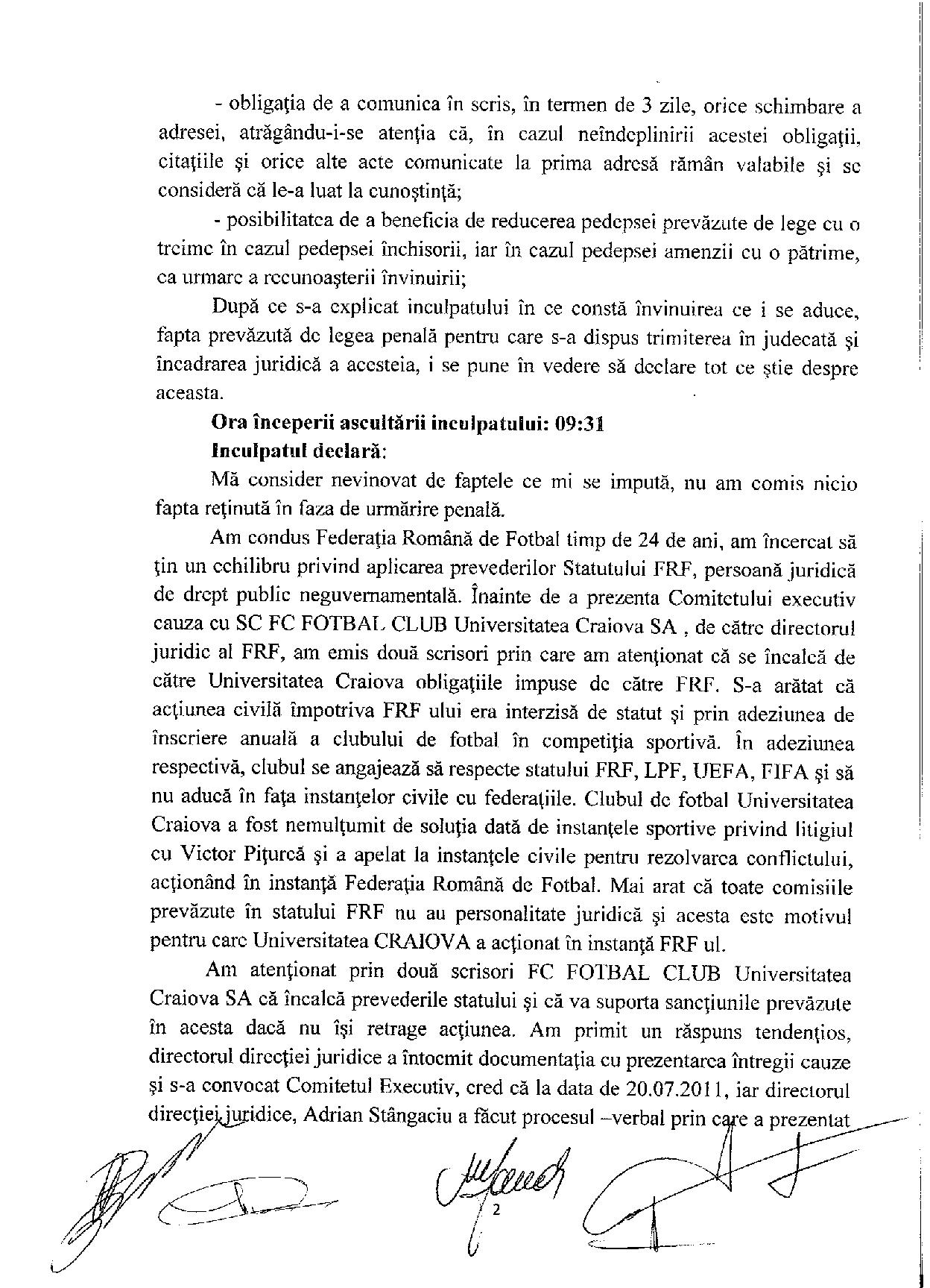 SportNews.ro are declaraţiile lui Mircea Sandu şi ale lui Dumitru Dragomir în dosarul "Dezafilierea Craiovei". ^”Corleone” i-a făcut un portret de dictator ”Nașului”: "Era considerat sever"