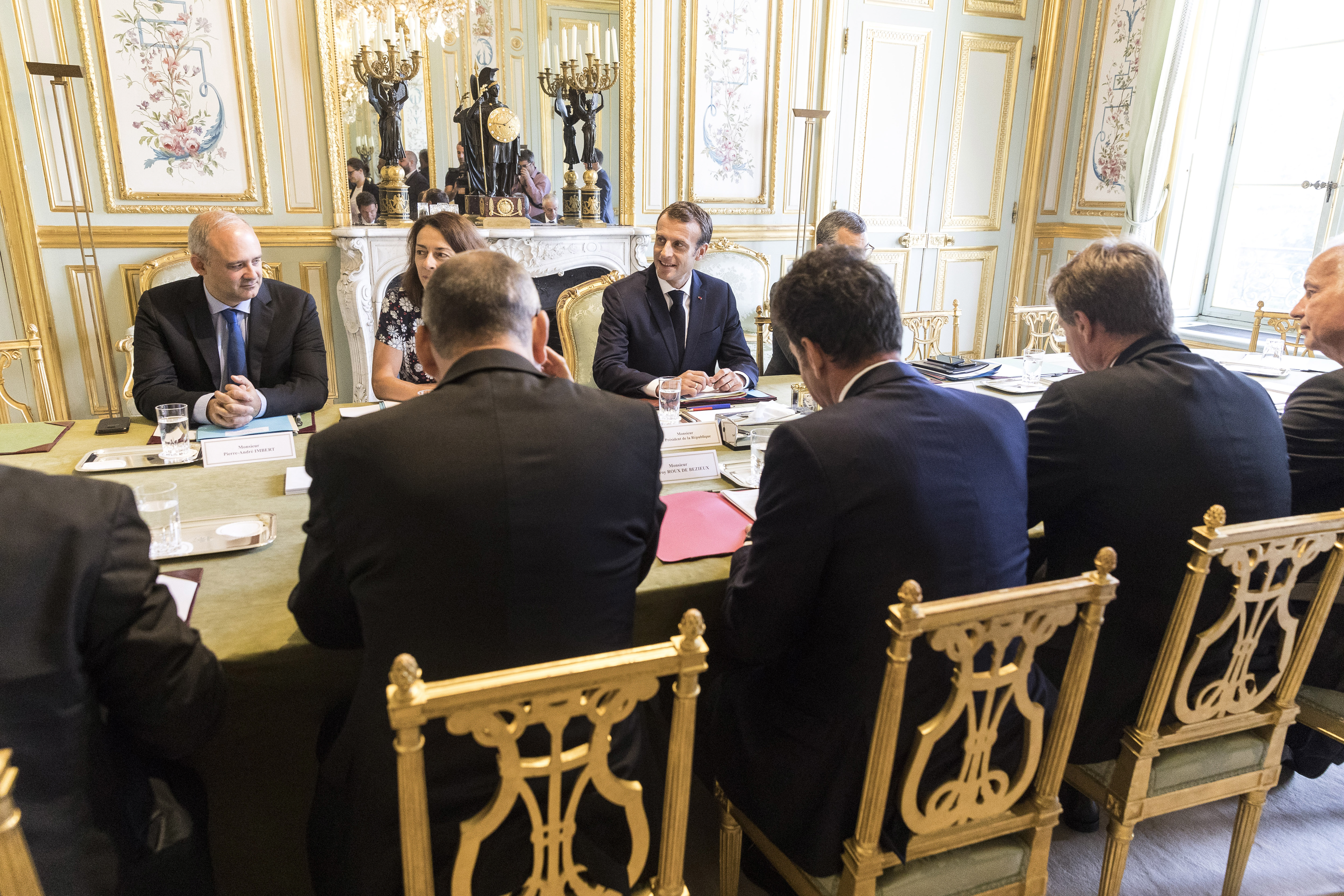 Campionii mondiali vor primi Legiunea de Onoare. ”Les Blues”, dineu la Palatul Elysee / GALERIE FOTO