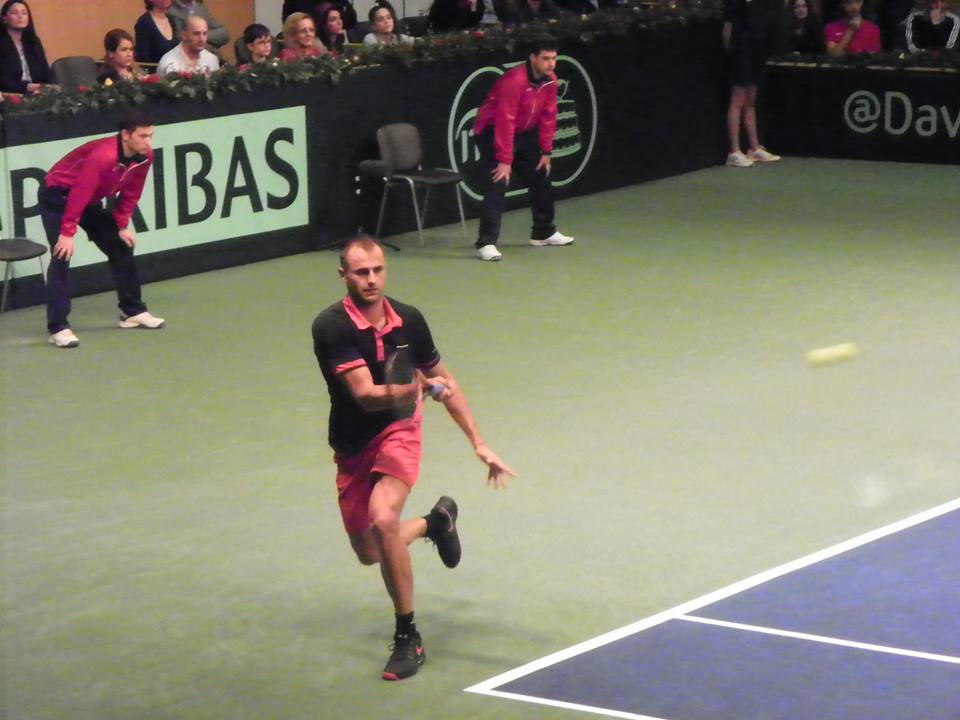 Cupa Davis, România - Slovenia 4-1. Adi Ungur a pierdut, Marius Copil a câștigat! Urmează Spania / GALERIE FOTO