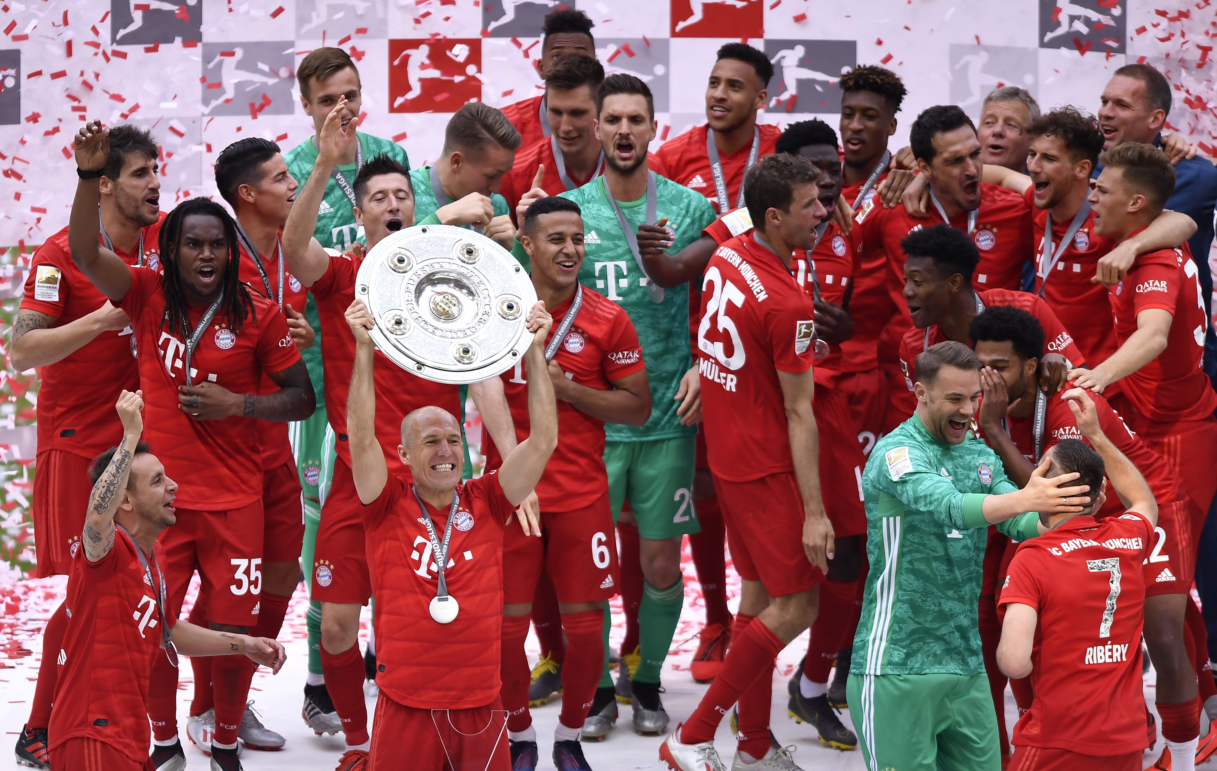 Bayern Munchen, campioană a Germaniei pentru a șaptea oară la rând