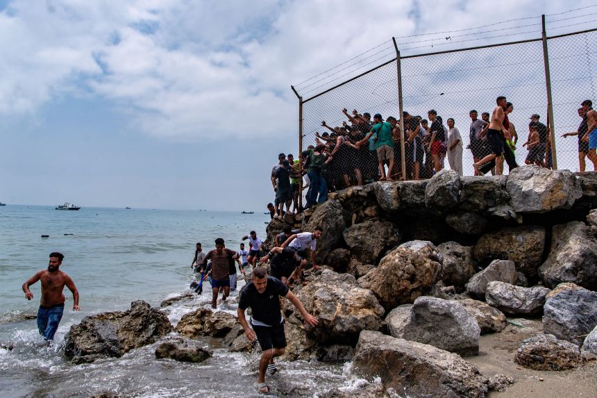 The proposal gained momentum following a surge in irregular migration into Spain, where about 49,000 migrants from Morocco reportedly arrived (Image: Antonio Sempere/APReuters)