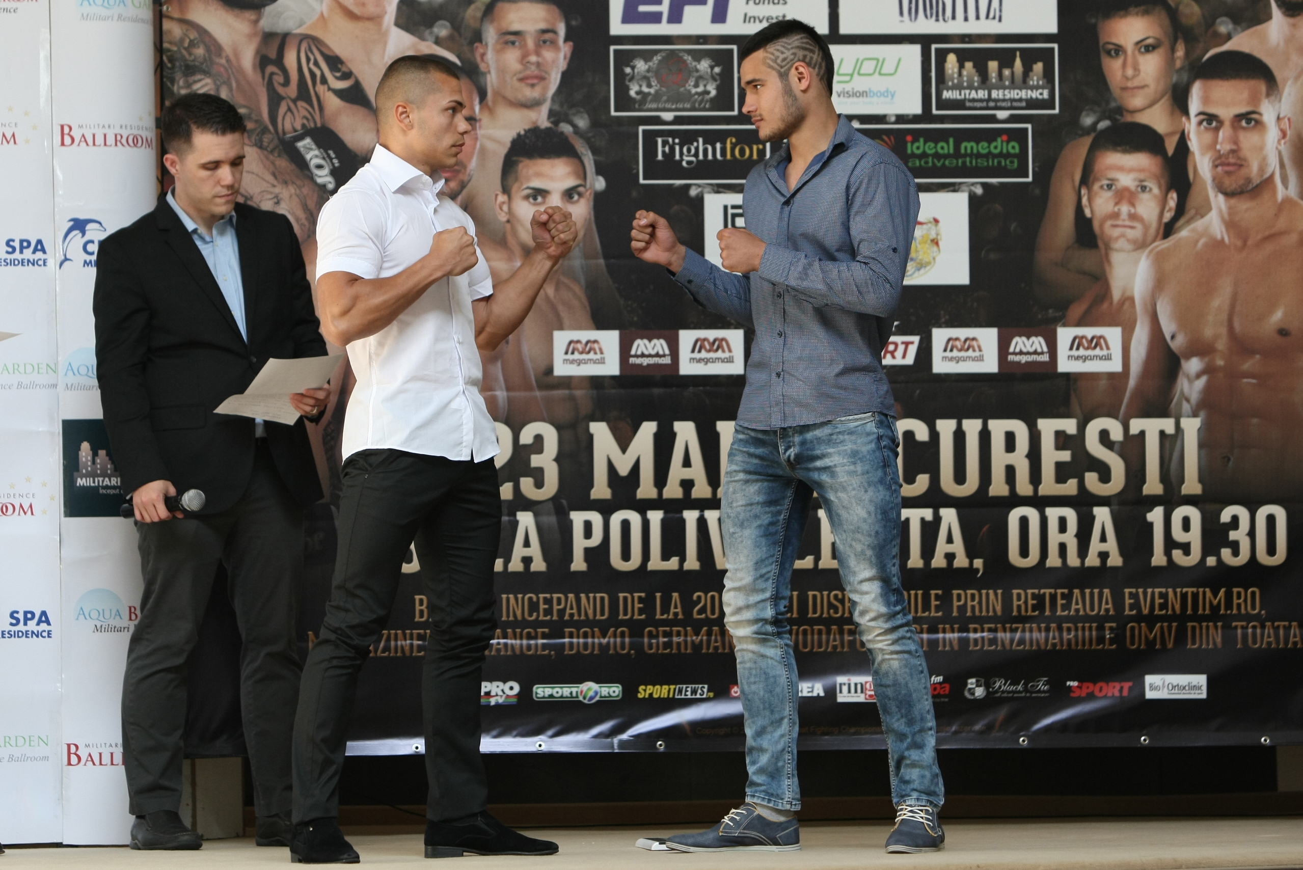 Luptătorii de la Superkombat București au trecut cu bine de proba cântarului oficial / GALERIE FOTO