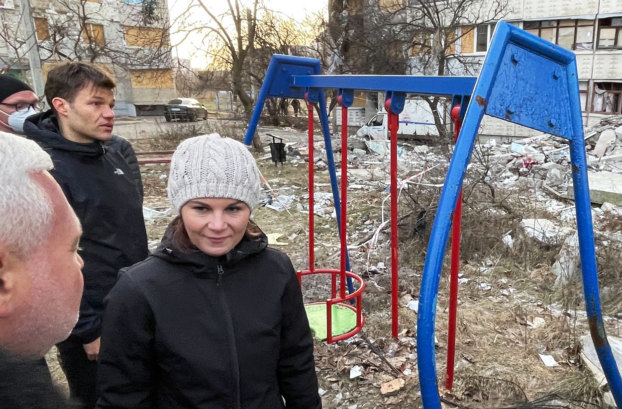 Ministrul de externe al Germaniei a vizitat Harkovul, orașul ucrainean aflat chiar la granița cu Rusia