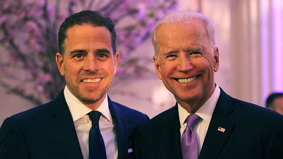 Joe Biden and Son