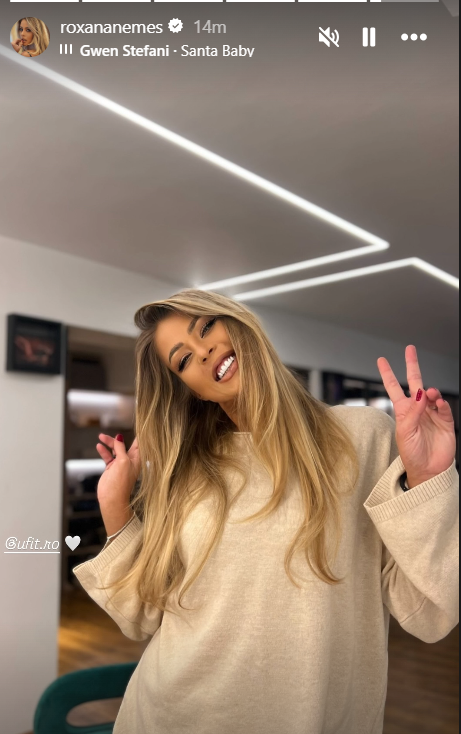 Cum și-a decorat Roxana Nemeș casa de Crăciun. Vedeta și Călin Hagima au o locuință de 1 milion de euro