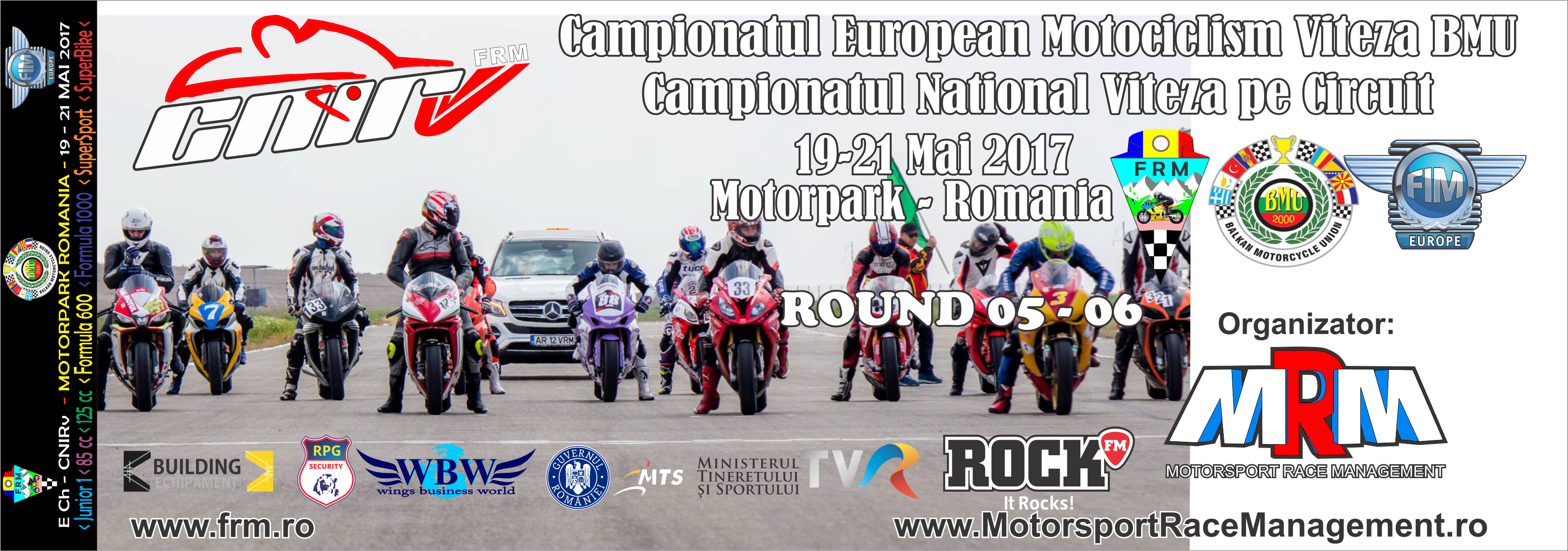 Campionatul European de Viteză BMU și CN de Viteză pe Circuit se dispută pe circuitul Motorpark România