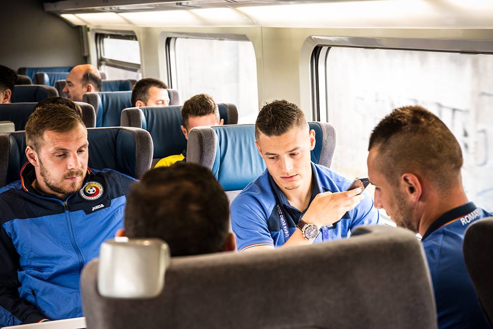 Euro 2016, România - Albania (duminică, ora 22:00). Tricolorii au ajuns cu TGV-ul la Lyon. Diseară, antrenamentul oficial / GALERIE FOTO și VIDEO