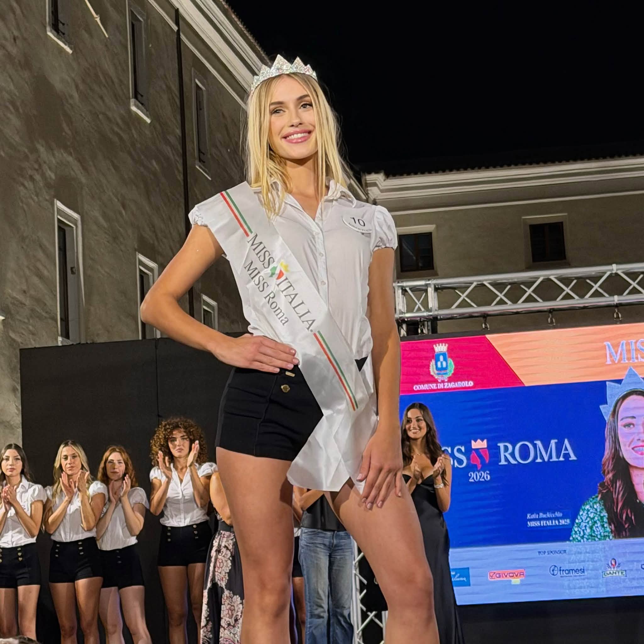 O româncă de 22 de ani este Miss Roma: „Inițial, nu am vrut să particip la concurs”