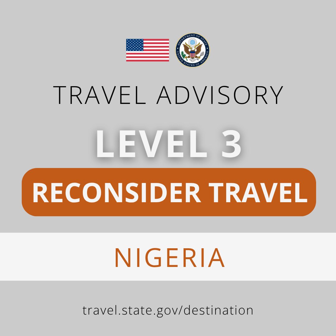 U.S. updates Nigeria travel advisory as Abuja embassy begins staff evacuation