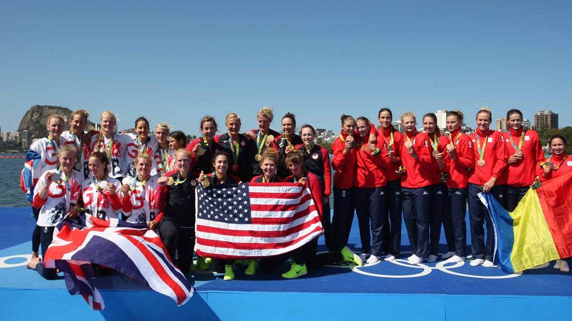Jocurile Olimpice. Fetele din barca de 8+1 a României au câştigat medalia de bronz la Rio!