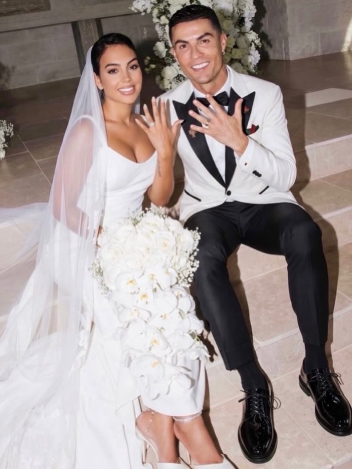Primele imagini de la nunta lui Cristiano Ronaldo cu Georgina Rodriguez. Cum au apărut cei doi la evenimentul secret