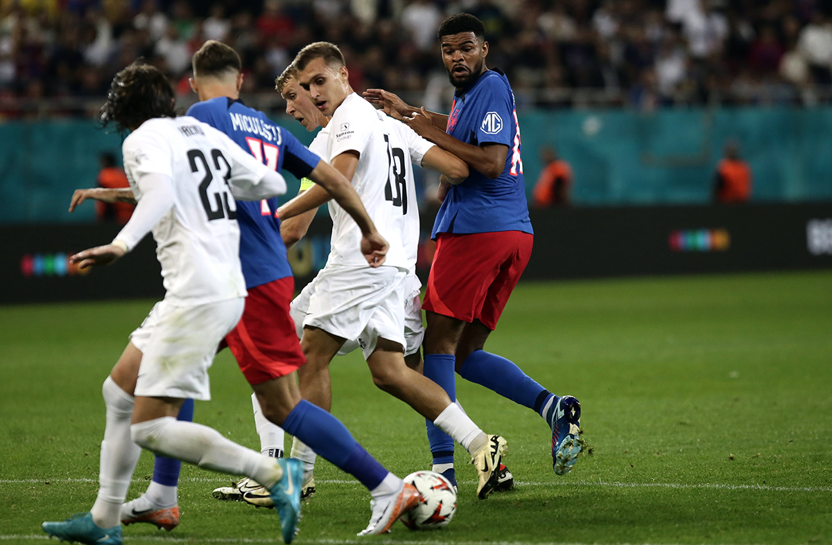 FCSB - Rigas FS 4-1. Principalele imagini de la victoria care i-a dus pe roș-albaștrii pe locul 2 în Europa League | GALERIE FOTO