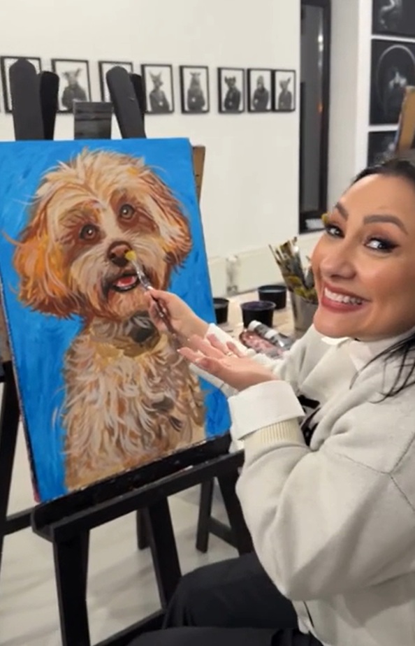 Ce s-a întâmplat după ce Andra a intrat într-un atelier de pictură. Mama lui Cătălin Măruță s-a implicat