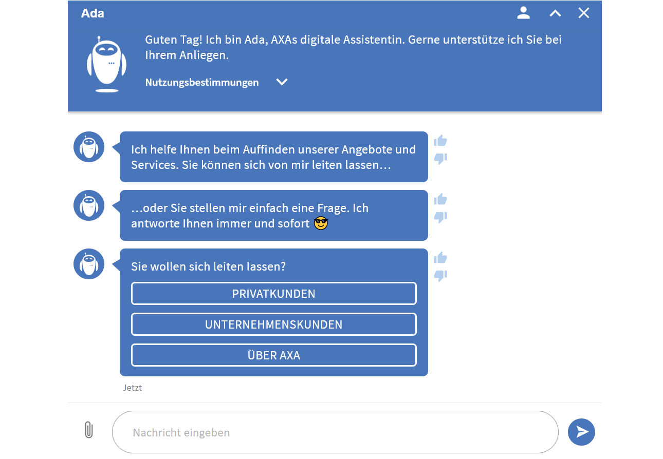 Ada-Chat des Axa