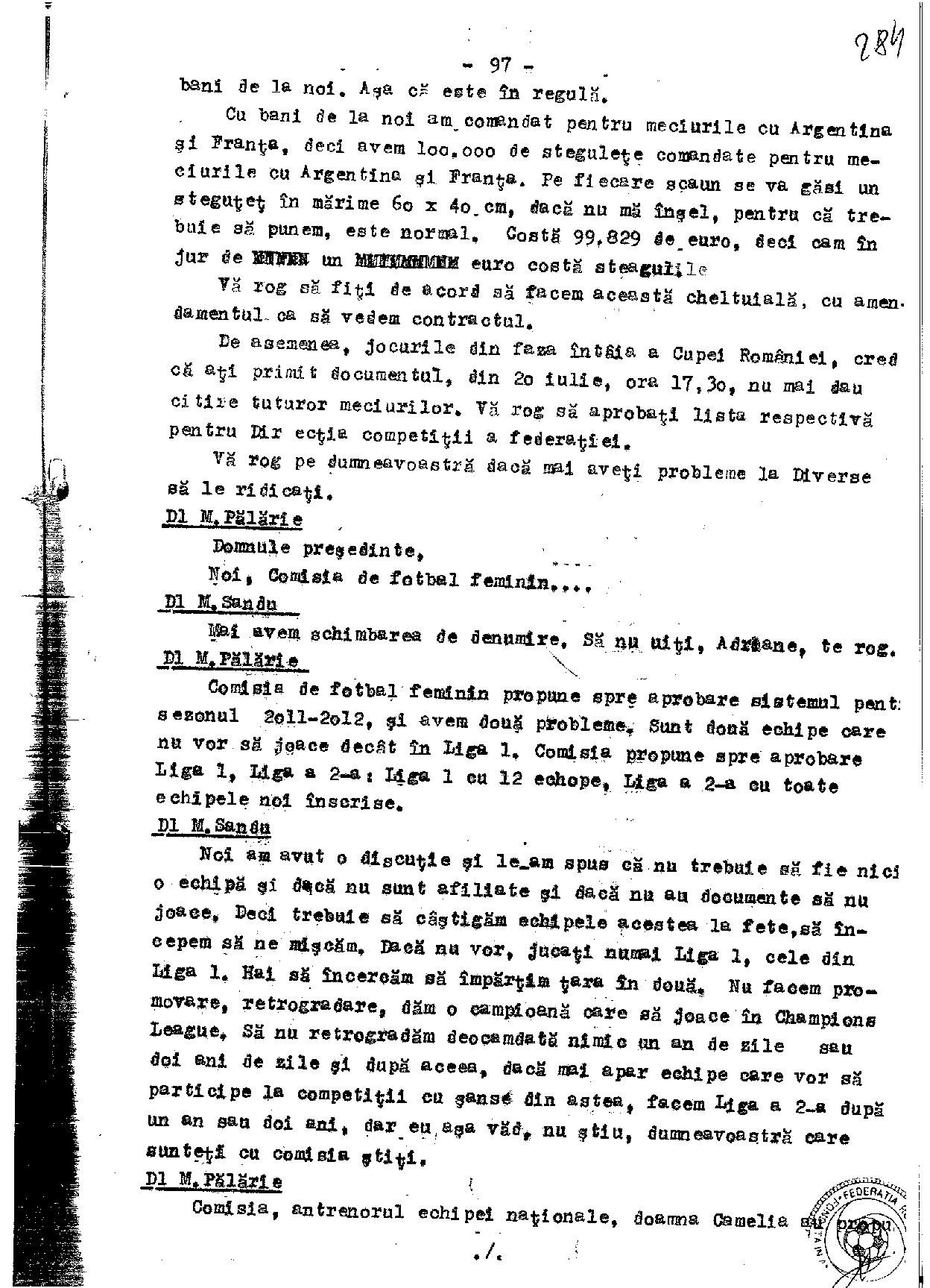 Stenogramă-bombă! Mircea Sandu l-a acuzat într-un CEx din 2011 pe un fost șef al arbitrilor că joacă la pariuri. Reacția celui vizat / EXCLUSIV