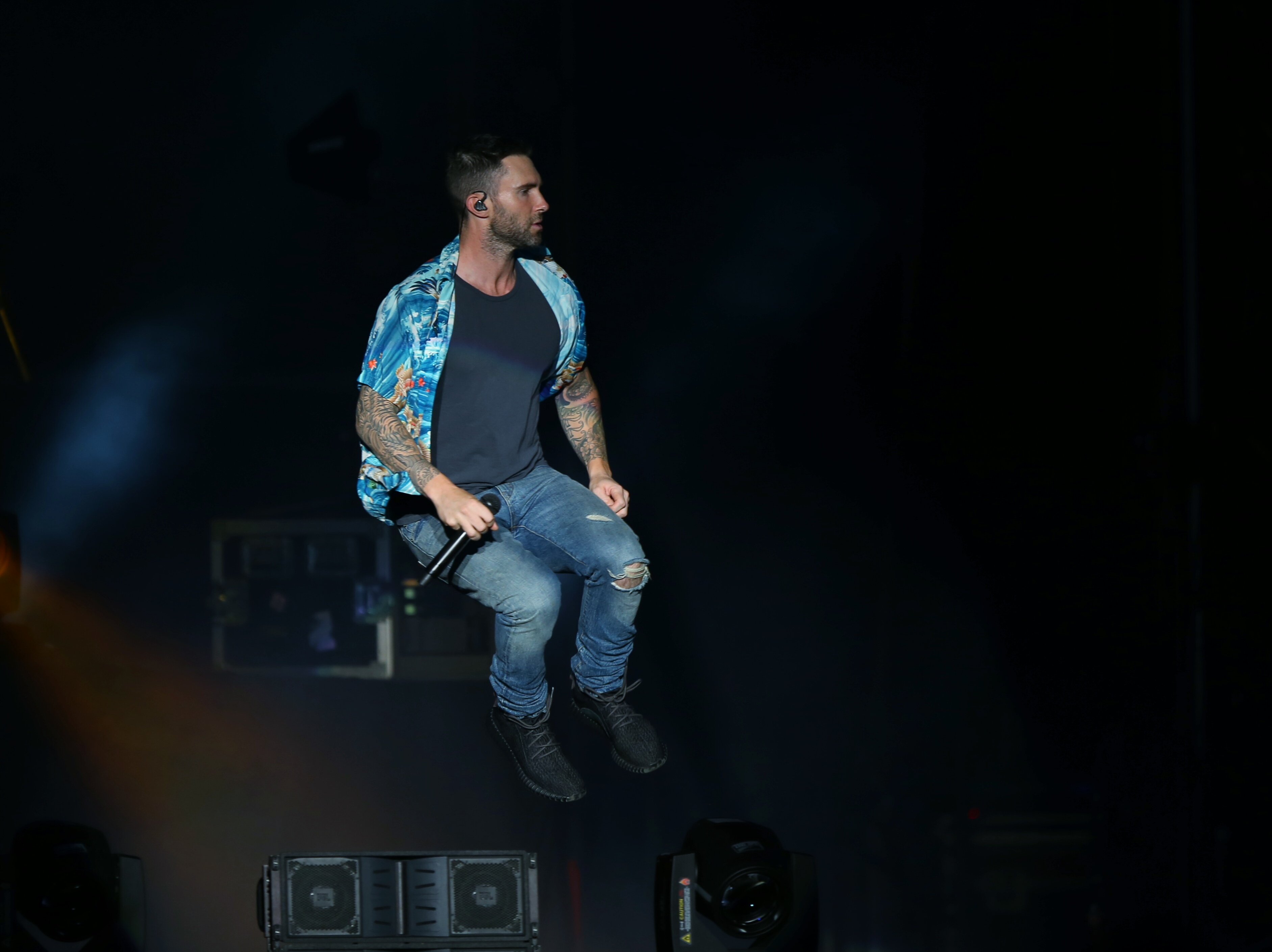 Maroon 5, show plin de energie, în București|FOTO