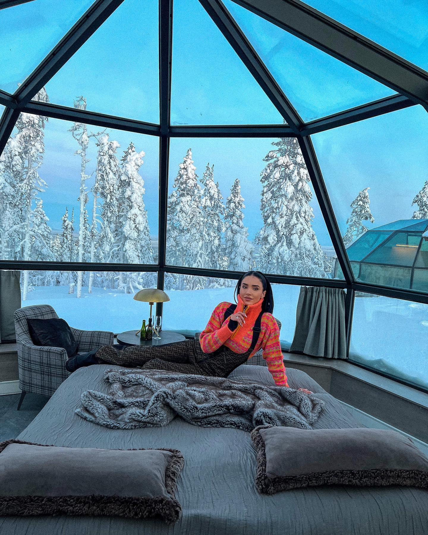 Adelina Pestrițu, vacanță de vis în Laponia. Cum a reacționat Zeny când l-a întâlnit pe Moș Crăciun: „Nu-i venea să creadă că e real”