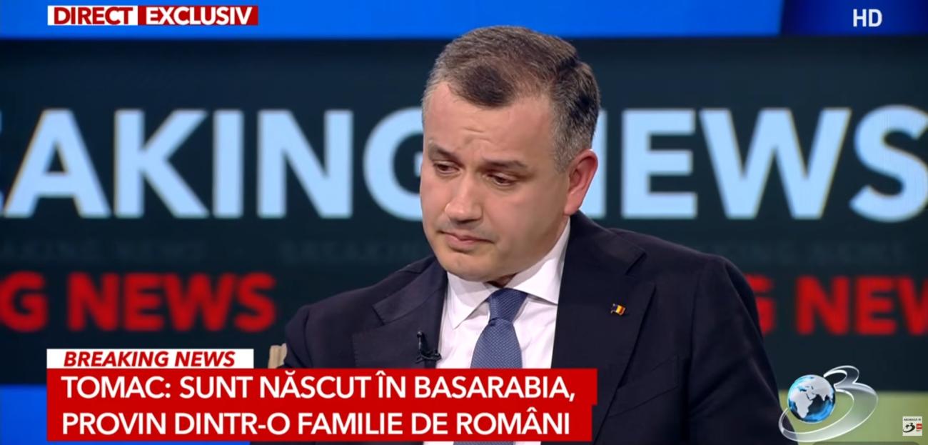 Eugen Tomac, cu lacrimi în ochi la primul interviu după ce a fost desemnat premier. De ce a renunțat la cetățenia ucraineană