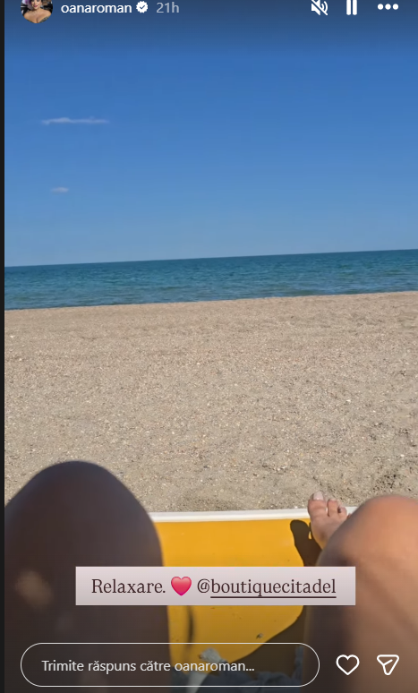 Cum arată Oana Roman în costum de baie, la plajă, după ce a slăbit 10 kilograme. „E o stare de grație, de împăcare și bucurie”