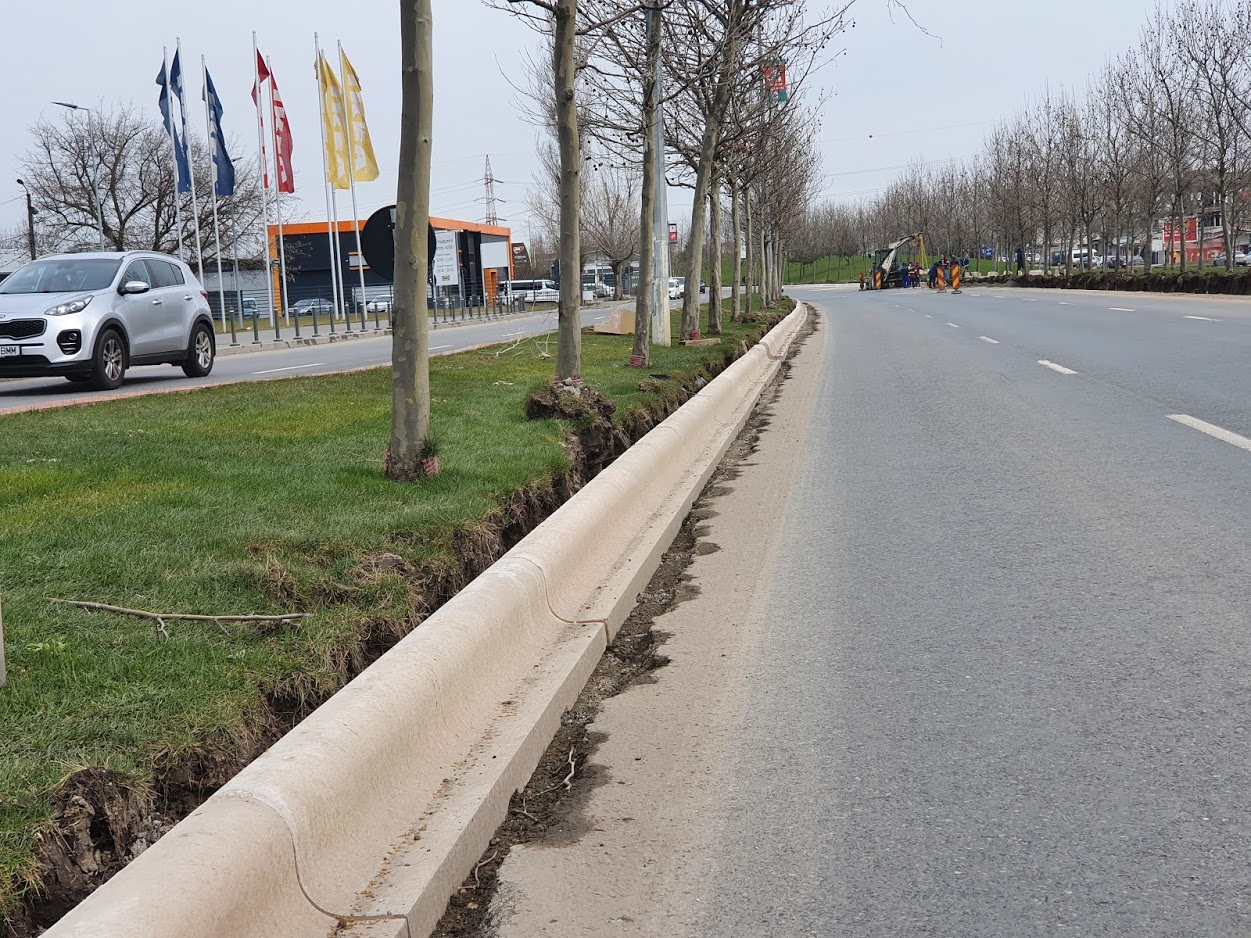 Robert Negoiță schimbă din nou bordurile din sectorul 3. „Cele vechi arată oribil”