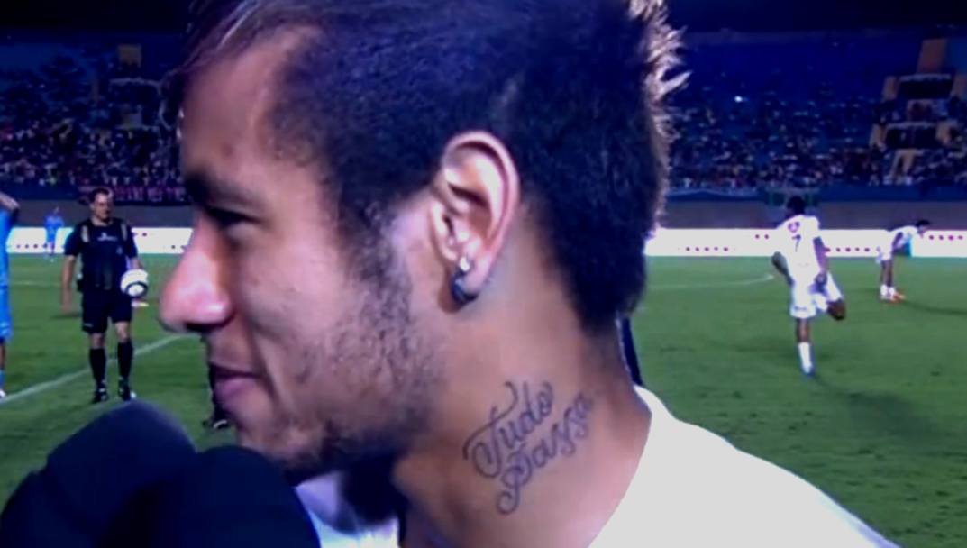 Neymar și-a făcut un tatuaj care-i aduce aminte de copilărie