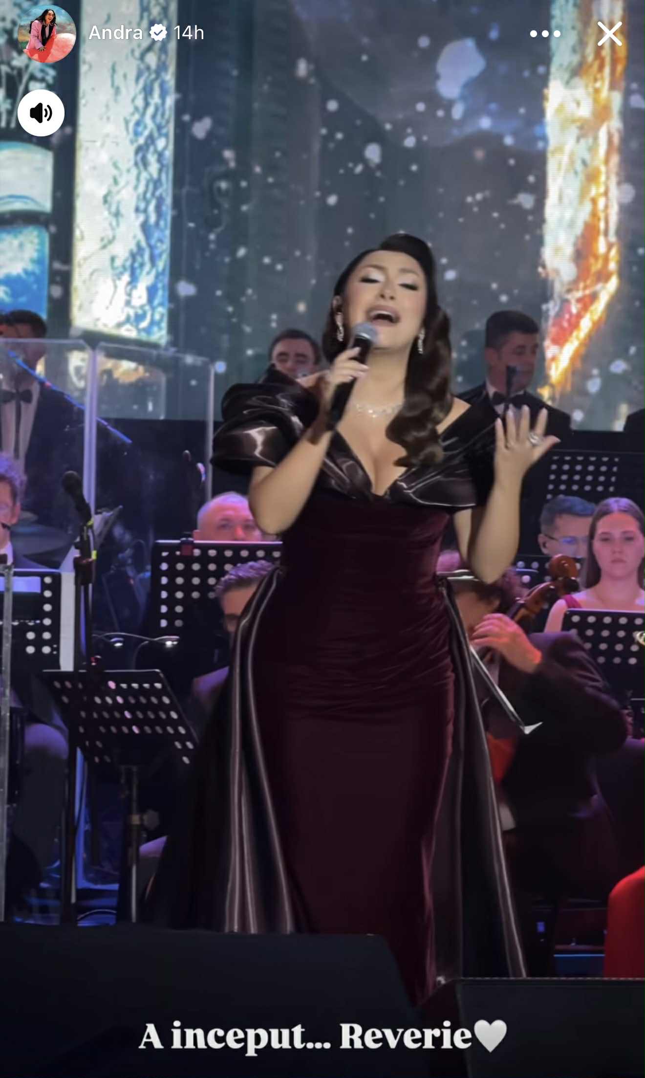 Cum au apărut Andra și Eva Măruță la concertul de Crăciun. Artista și-a dat fanii pe spate cu invitatul ei special