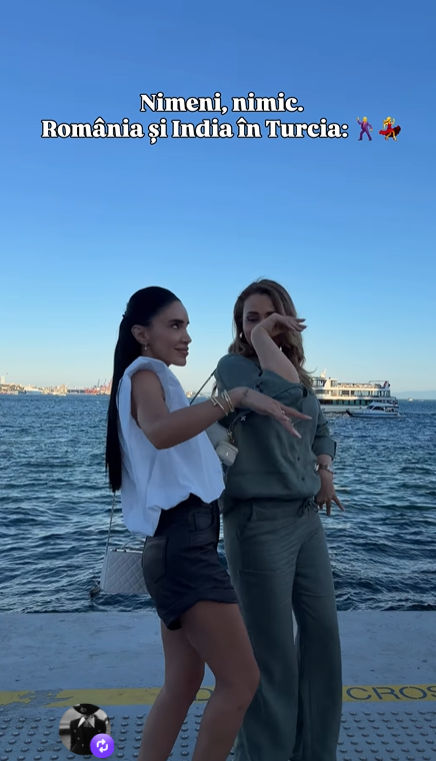 Cum au apărut Adelina Pestrițu și Iulia Vântur în Turcia. Imagini rare cu cele două vedete. „Când România și India se întâlnesc”