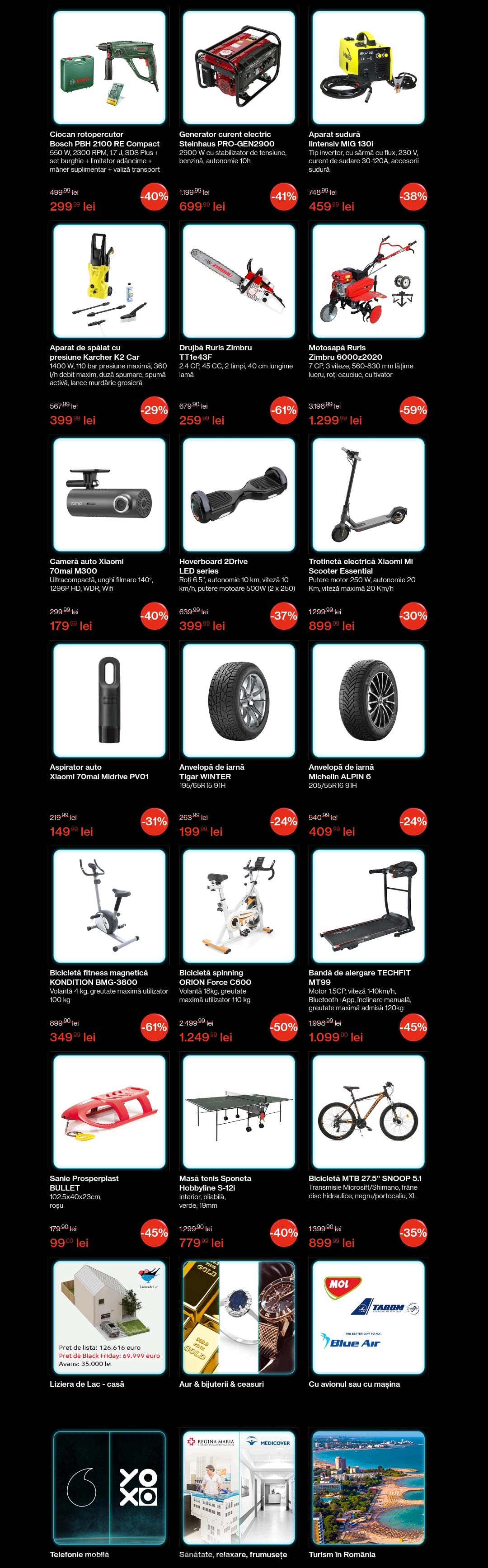 eMag Black Friday 2021. Catalogul eMag cu reduceri