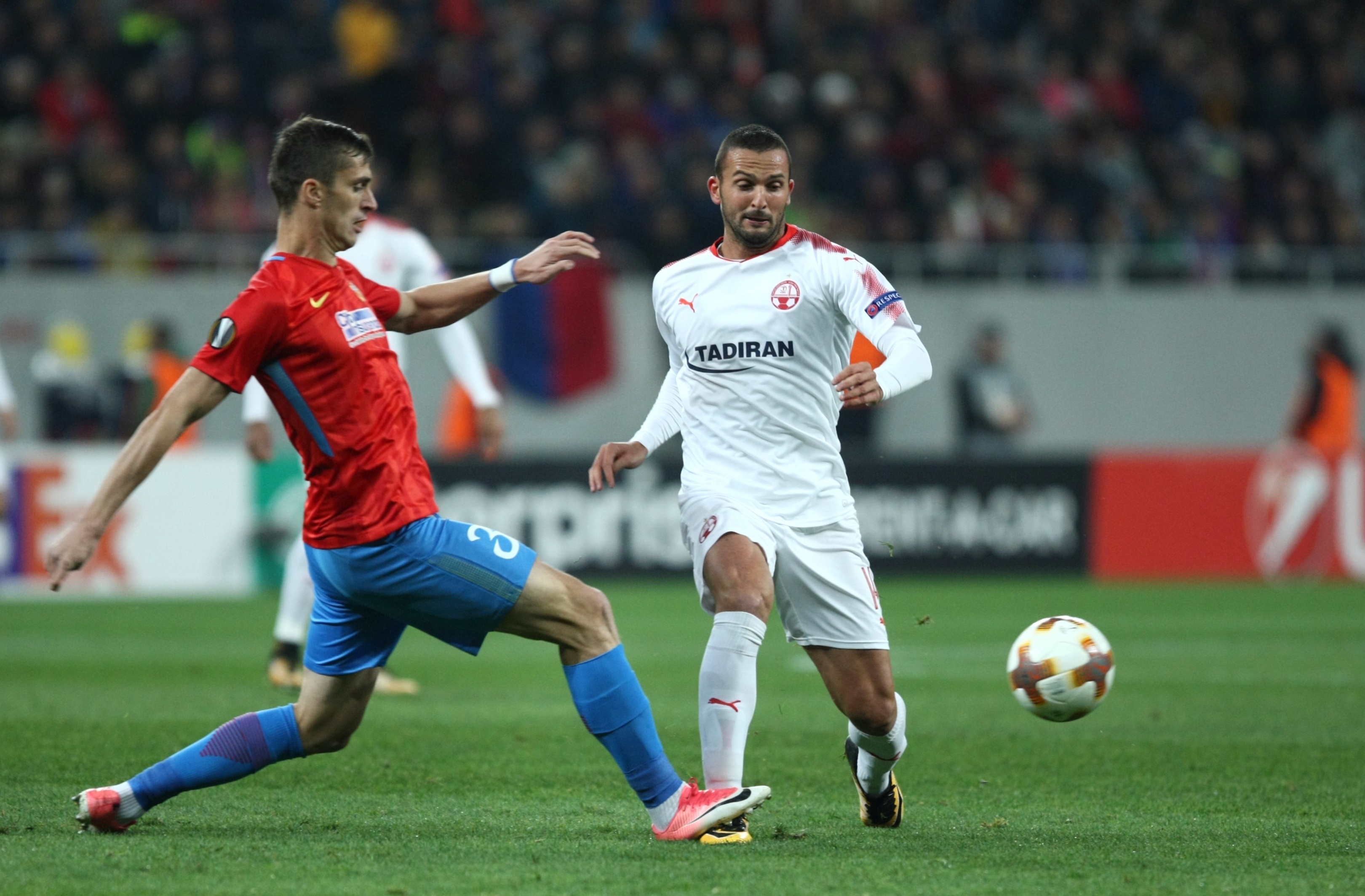 LIVETEXT FCSB - Hapoel Beer Sheva, în Liga Europa. S-a terminat 1-1 și roș-albaștrii s-au calificat în 16-imile competiției. Alibec a plâns când a fost înlocuit | GALERIE FOTO