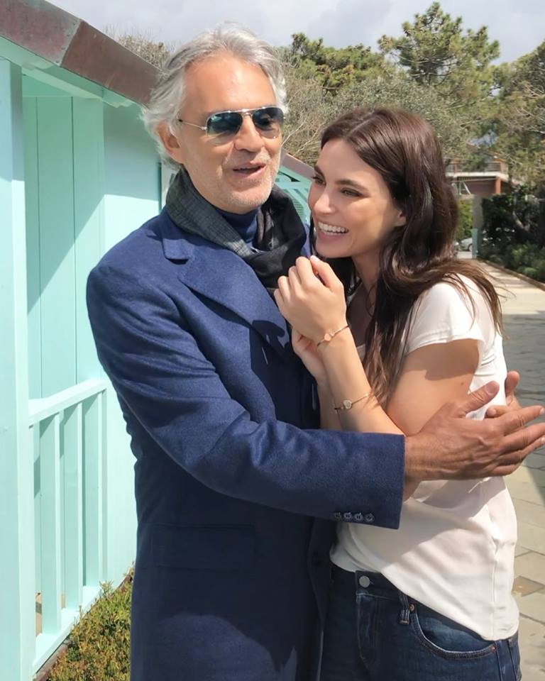 Catrinel Menghia, întâlnire emoționantă cu Andrea Bocelli. Ce reacție a avut mama ei | FOTO