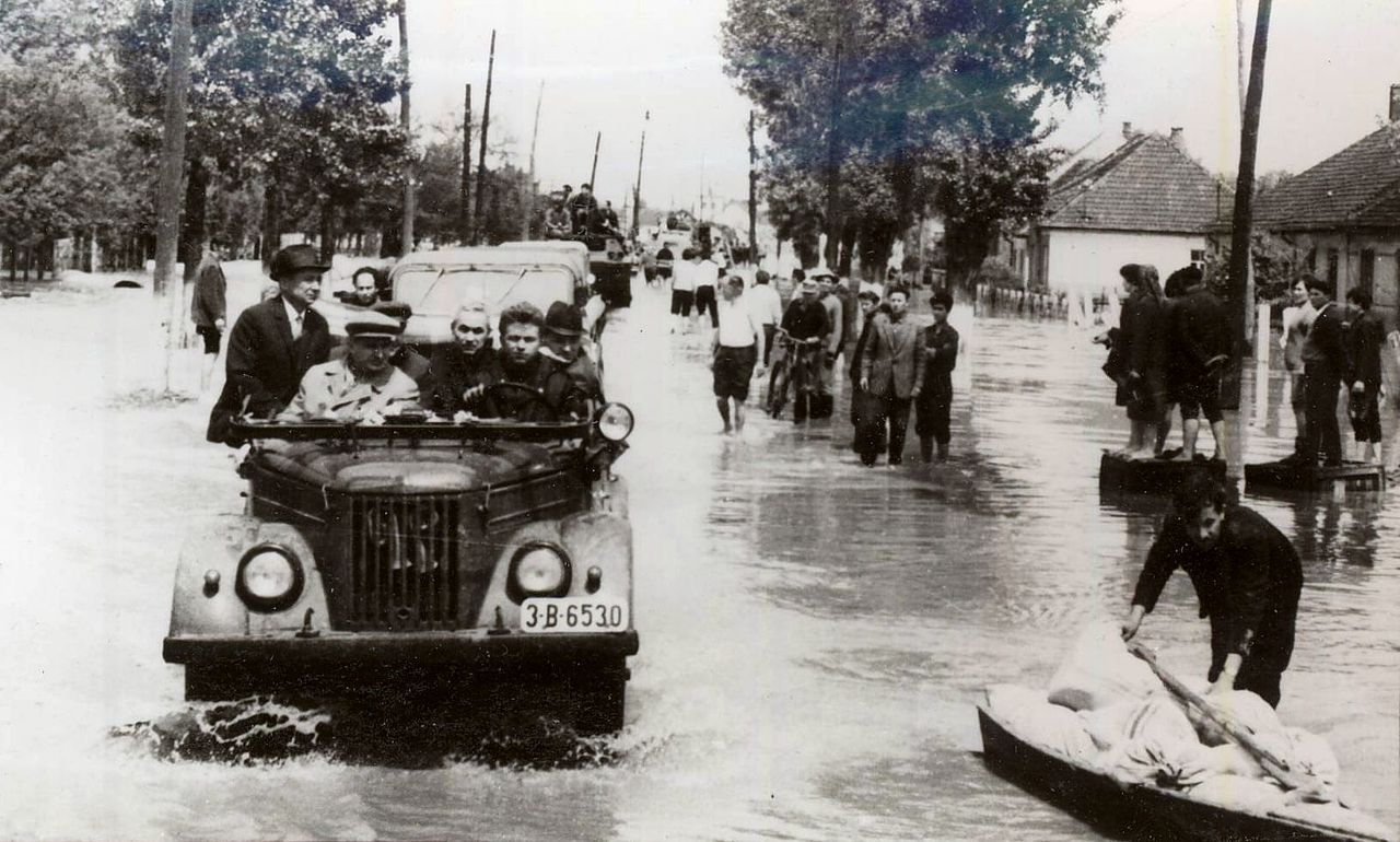 Inundațiile catastrofale din mai 1970. A plouat în Transilvania cât să acopere toată România cu un strat de opt centimetri de apă