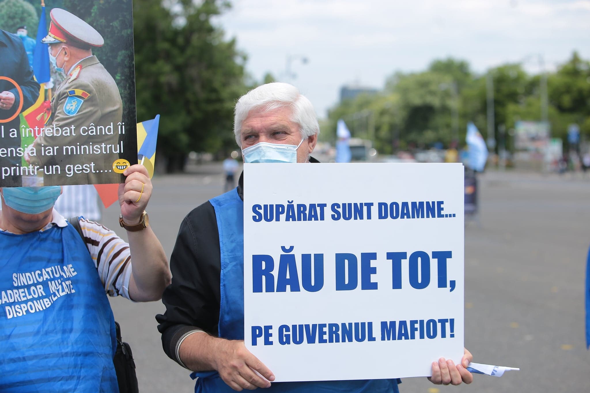 Sindicatul polițiștilor a protestat din nou în Piața Victoriei