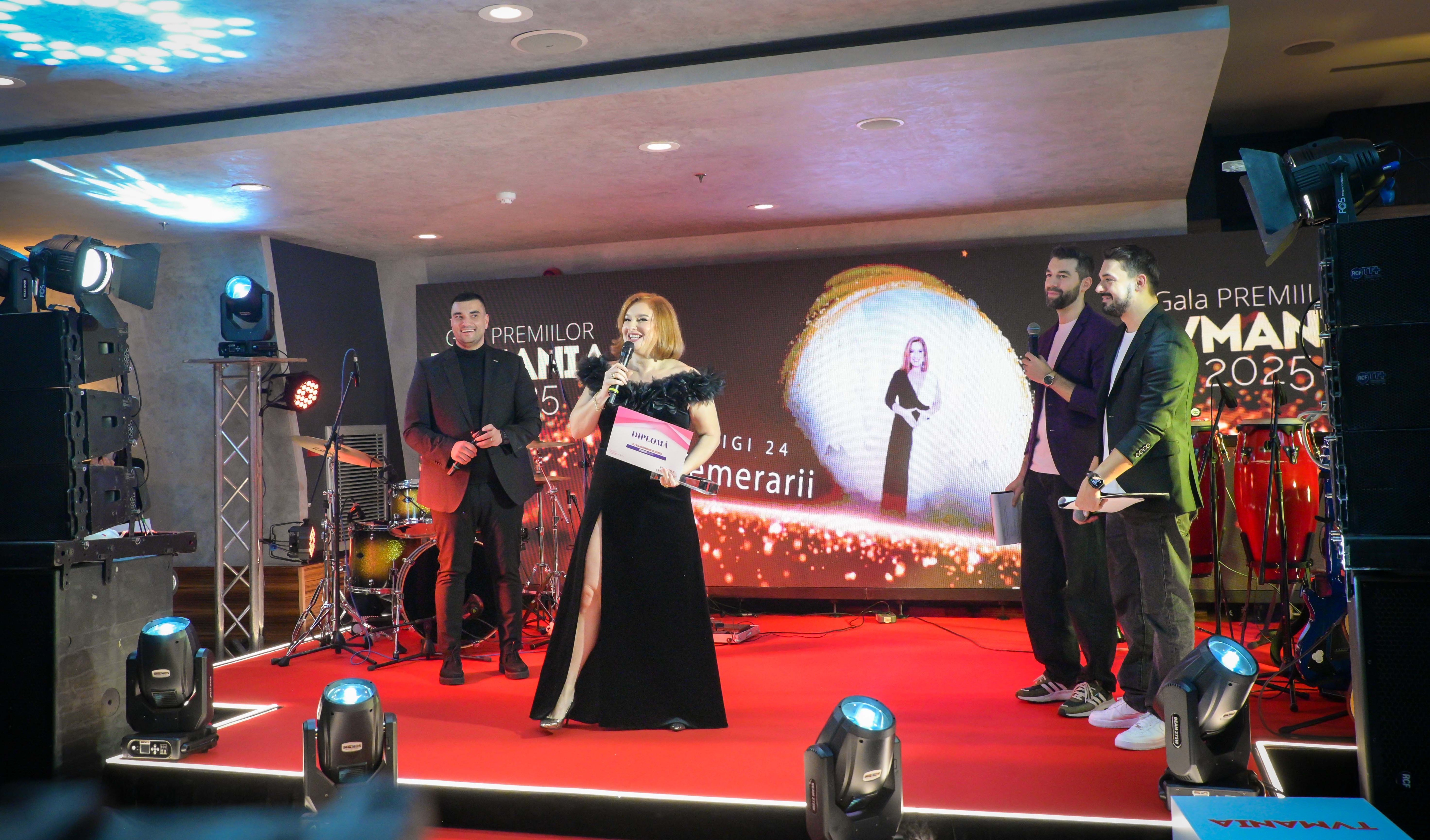 Cea mai bună emisiune de business la Gala Premiilor TVmania: „Temerarii”, prezentată de Marta Ușurelu la Digi 24