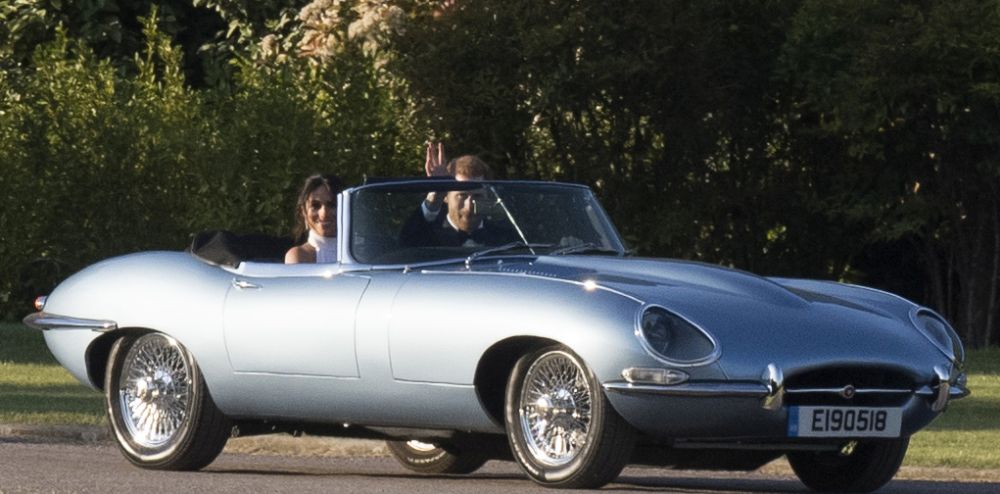FOTO/ Cum s-au îmbrăcat Prinţul Harry şi Meghan Markle la recepţia de la Frogmore House