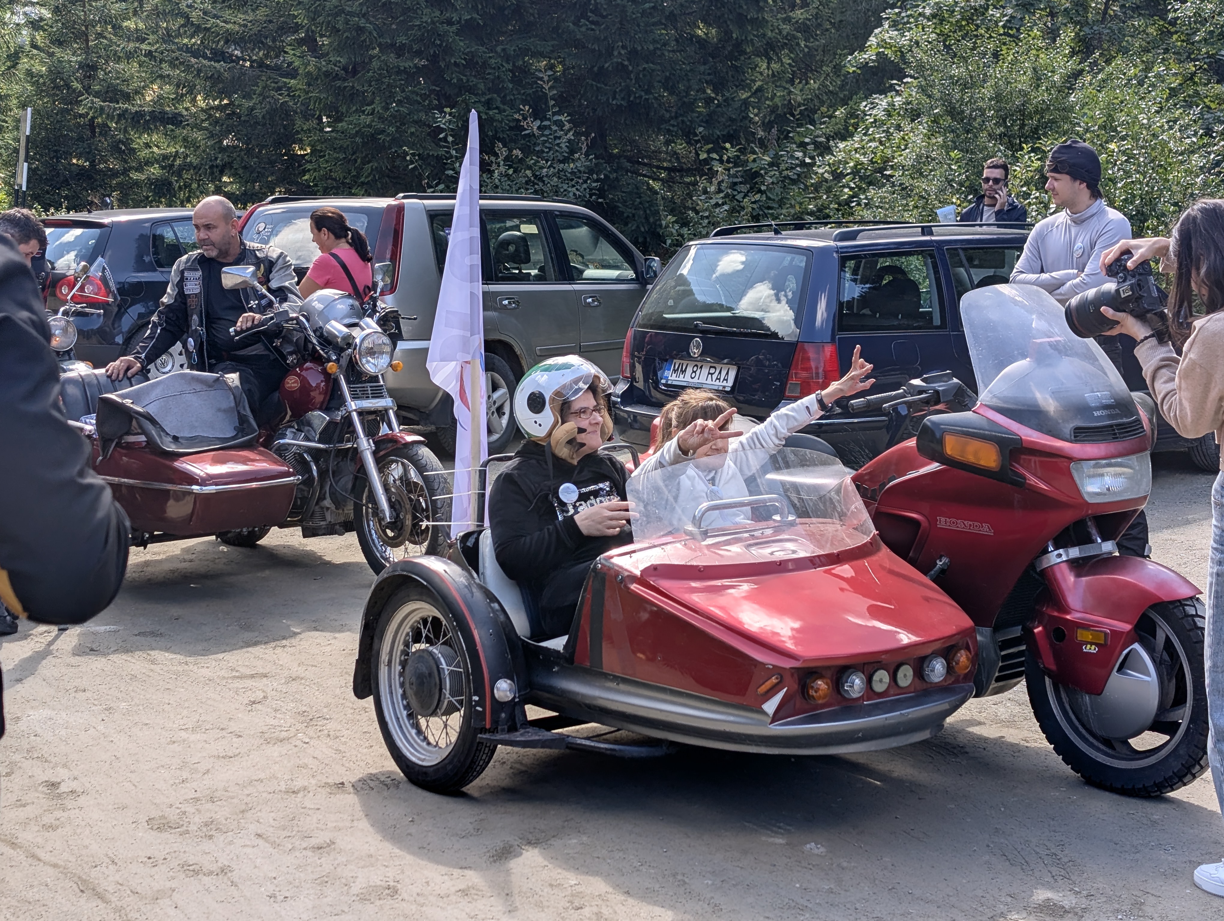Transfăgărașanul, parcurs în motocicletă de persoane cu dizabilități