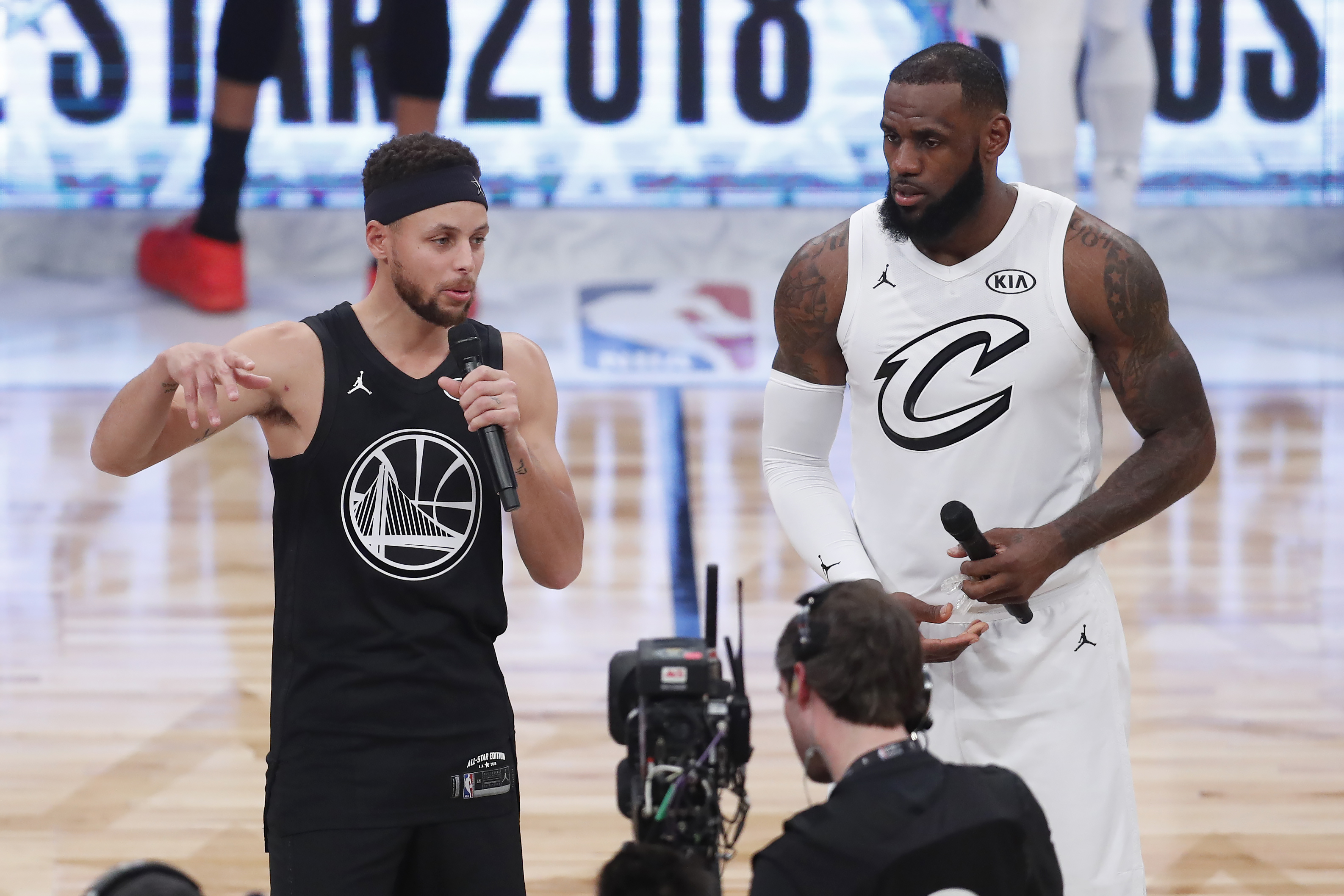 All Star Game 2018. Super-duelul dintre echipele uriașilor Le Bron James și Stephen Curry a fost câștigat, dramatic, de prima / FOTO