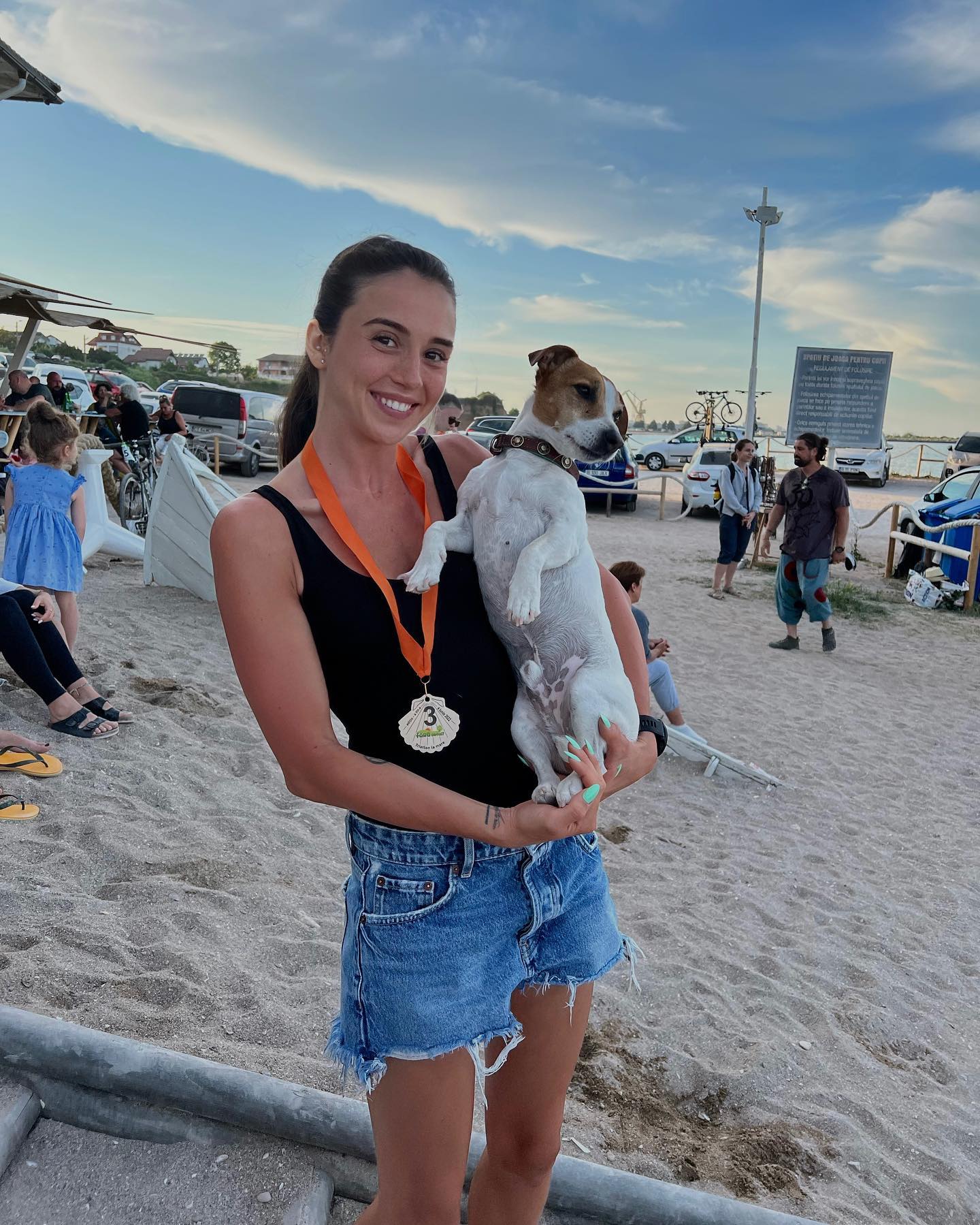 Cum arată acum fata lui Mihai Stoica. Teodora a participat la triatlon: „Sunt mândră de mine”